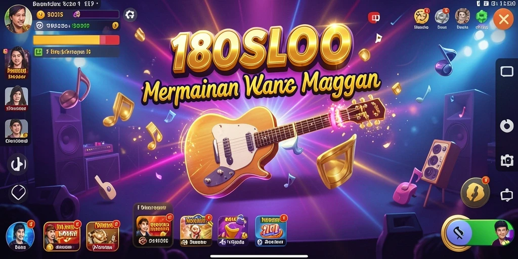 Screenshot 180SLOT menampilkan gameplay musik yang dinamis dan interaktif.
