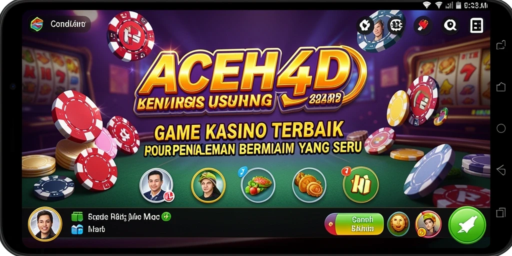 Tampilan menarik dari gameplay Kasino ACEH4D yang seru.