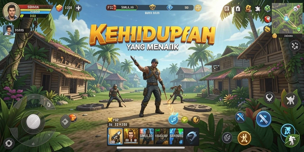 Screenshot F32 yang menampilkan pengalaman gameplay Simulation yang mendebarkan.