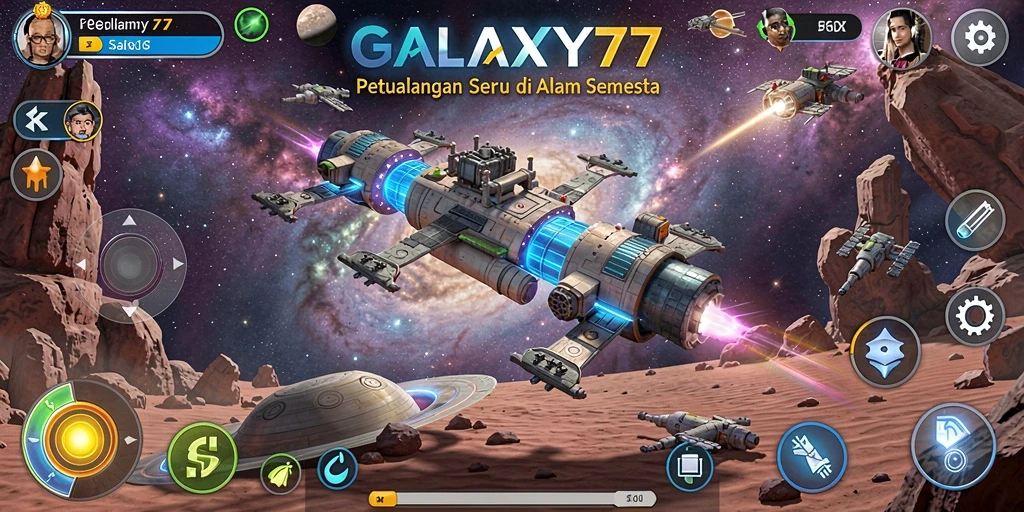 Gameplay seru dan penuh aksi di GALAXY77.