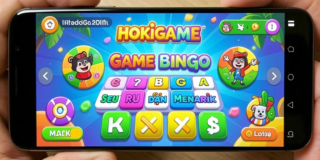 Tampilan gameplay HOKIGAME dengan suasana seru Bingo.