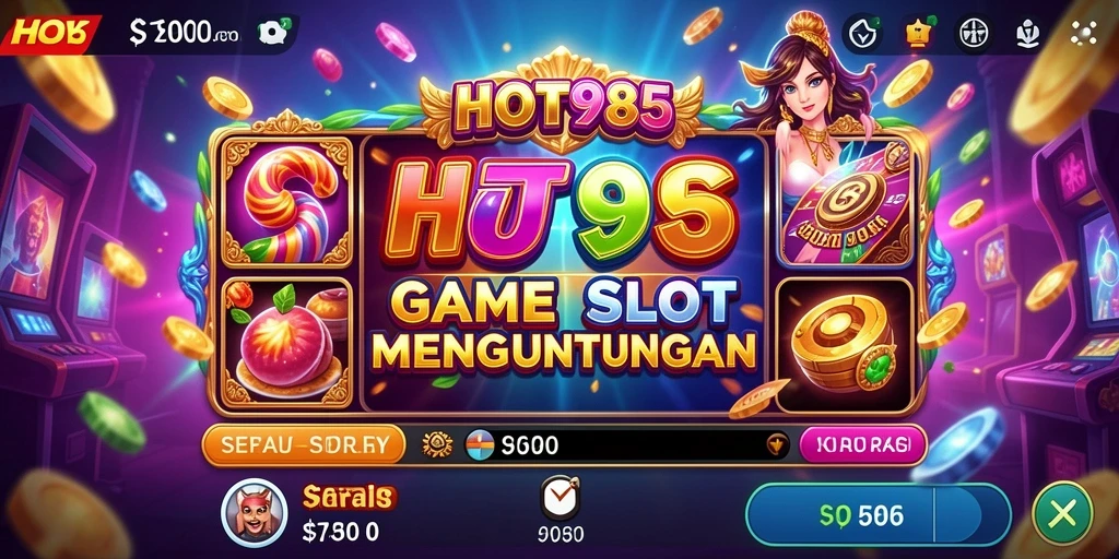 Tampilan slot HOT985 dengan grafis memukau dan gameplay yang seru.