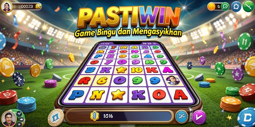 Screenshot gameplay PASTIWIN yang menampilkan suasana bermain Bingo.