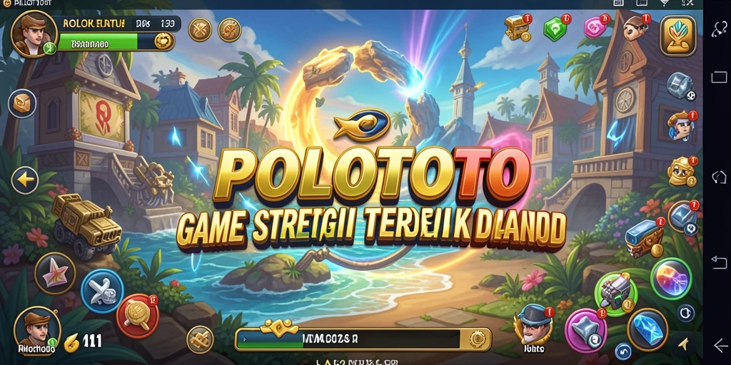 Tampilan gameplay yang menantang dan strategis di POLOTOTO.