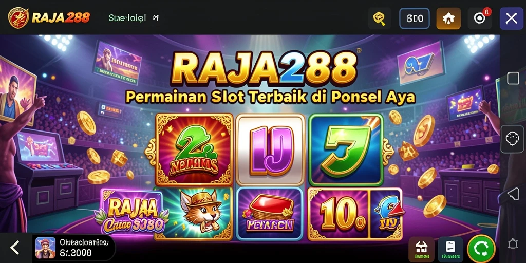 Tampilan gameplay menarik dari RAJA288 saat berputar Slot.