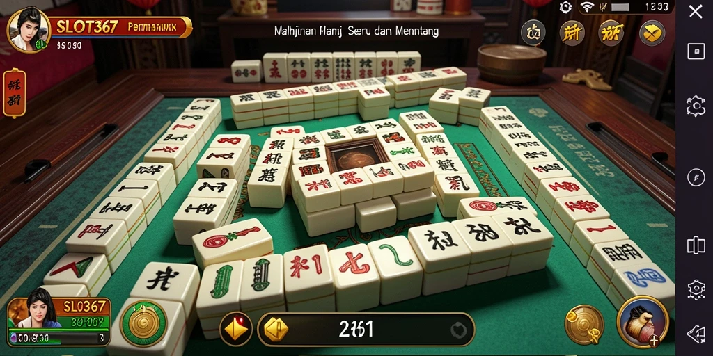 Screenshot dari gameplay Mahjong SLOT367 yang menarik dan menantang.